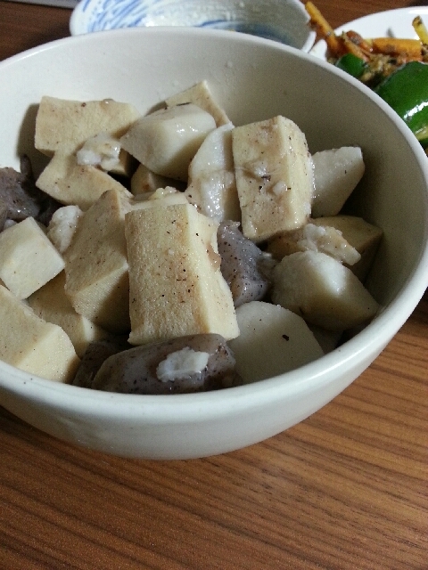 ほっこり里芋とこうや豆腐の煮物☆