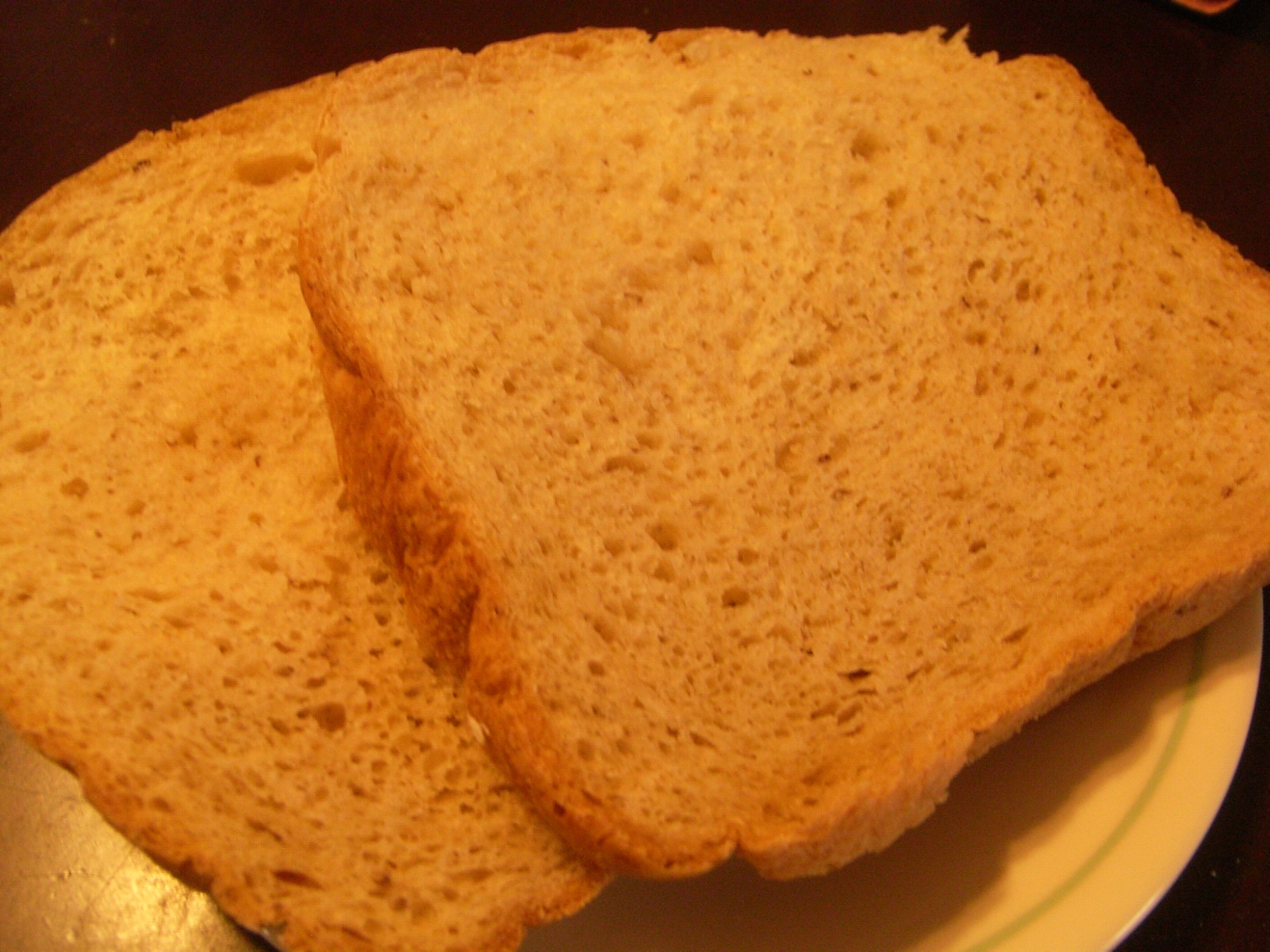 オートミールのミルク食パン