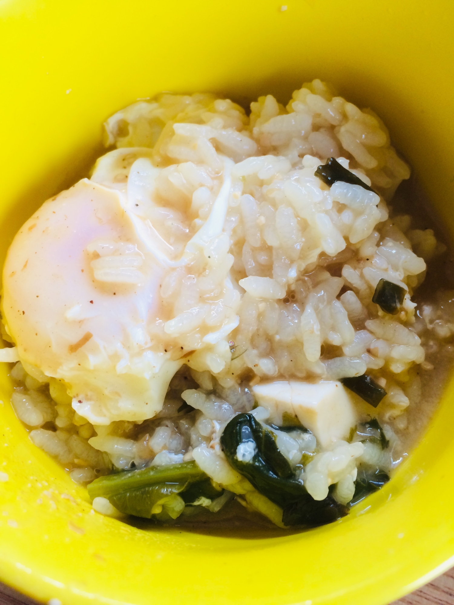 おかか昆布と卵のおじや