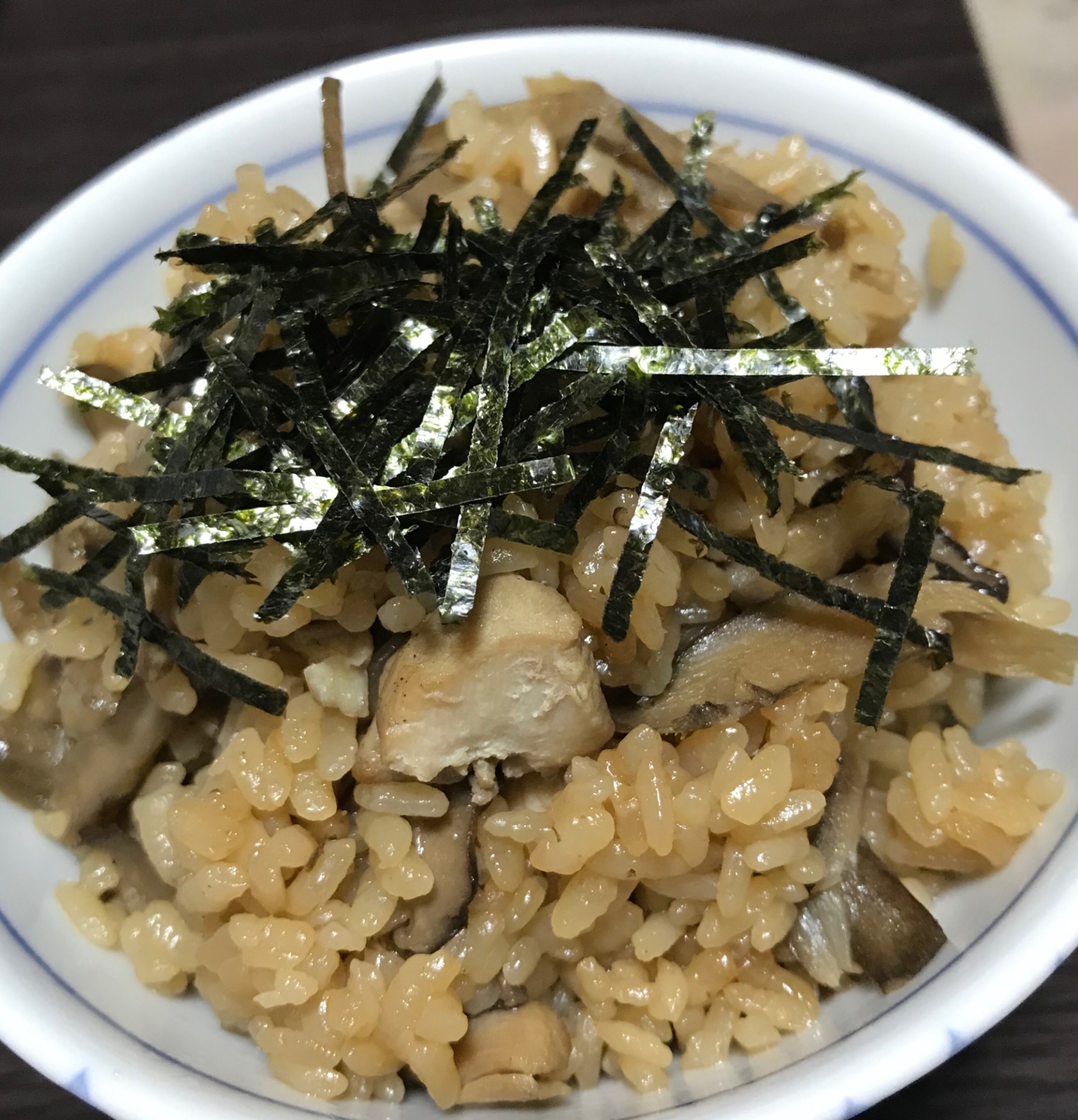 しっかり甘辛味☆とりごぼうの炊き込みご飯