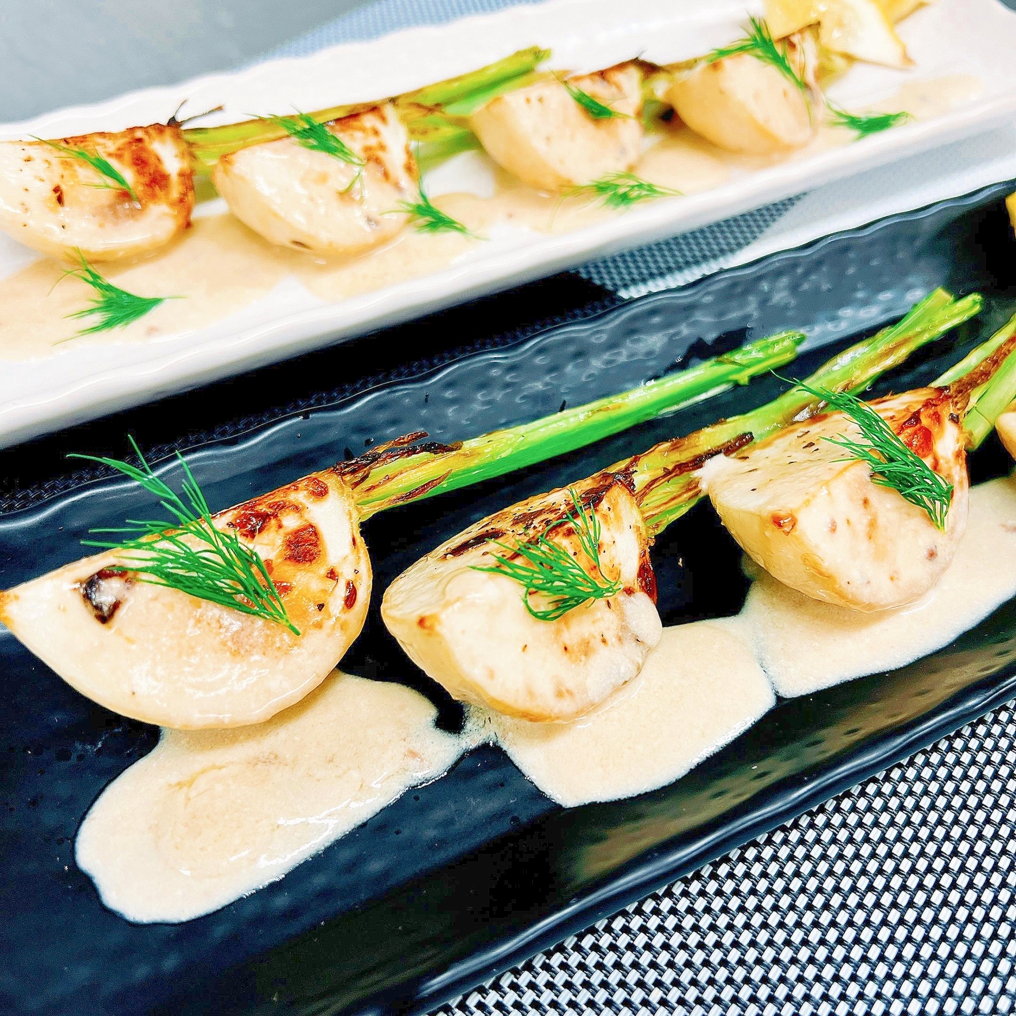 かぶのステーキ 〜アンチョビソースがけ〜