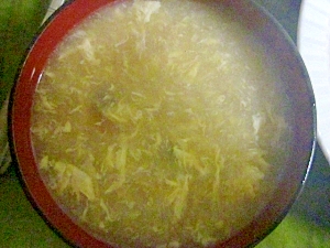 シンプルな中華卵スープ