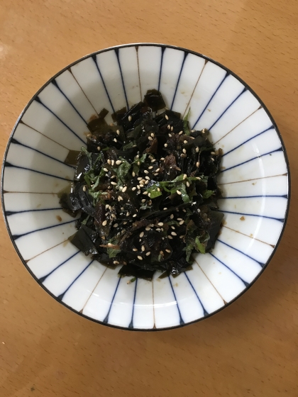 レンジで簡単♪昆布と椎茸の佃煮♡