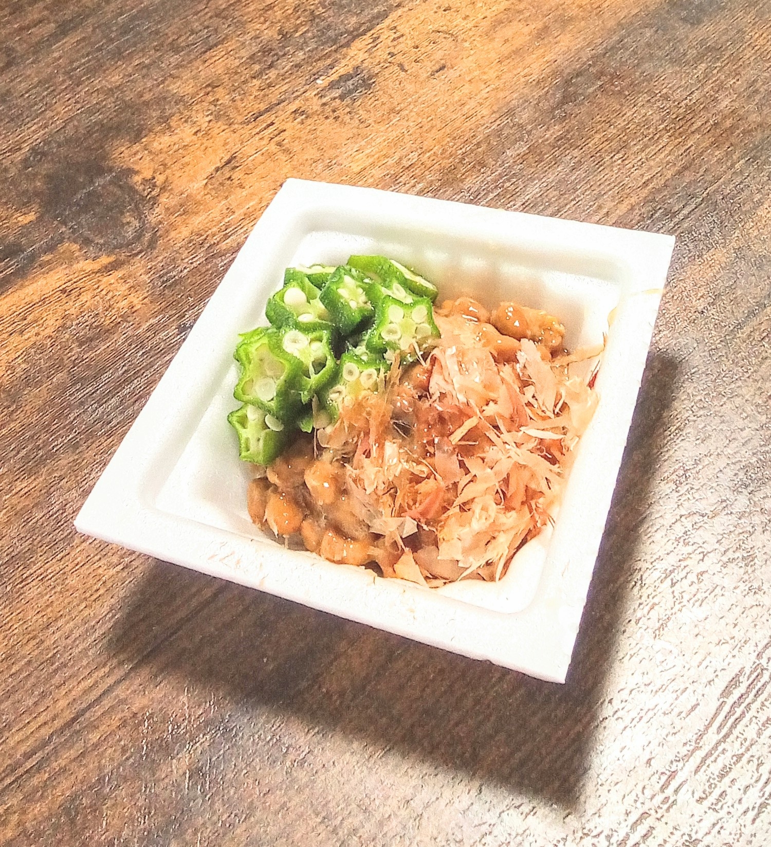 オクラ納豆！