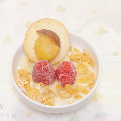 苺のヨーグルト