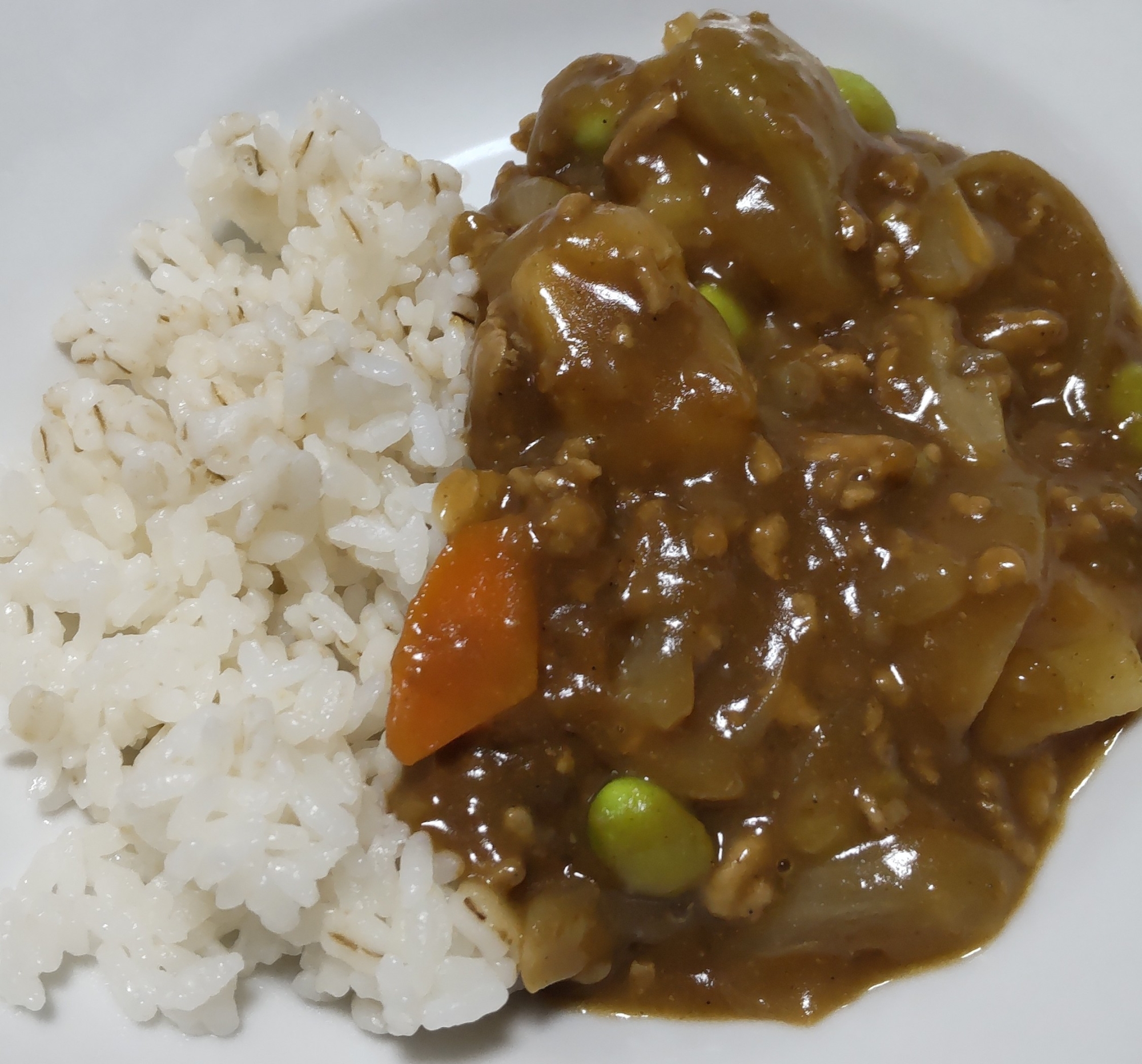 フライパン挽肉カレー