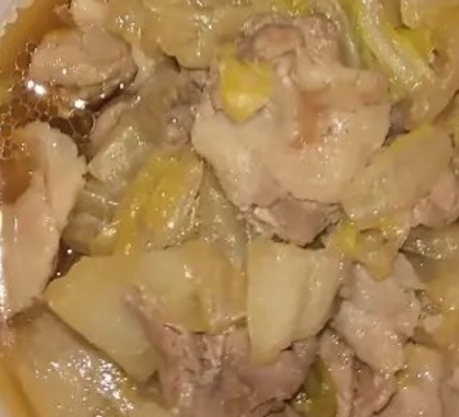 豚肉と白菜のとろみ煮