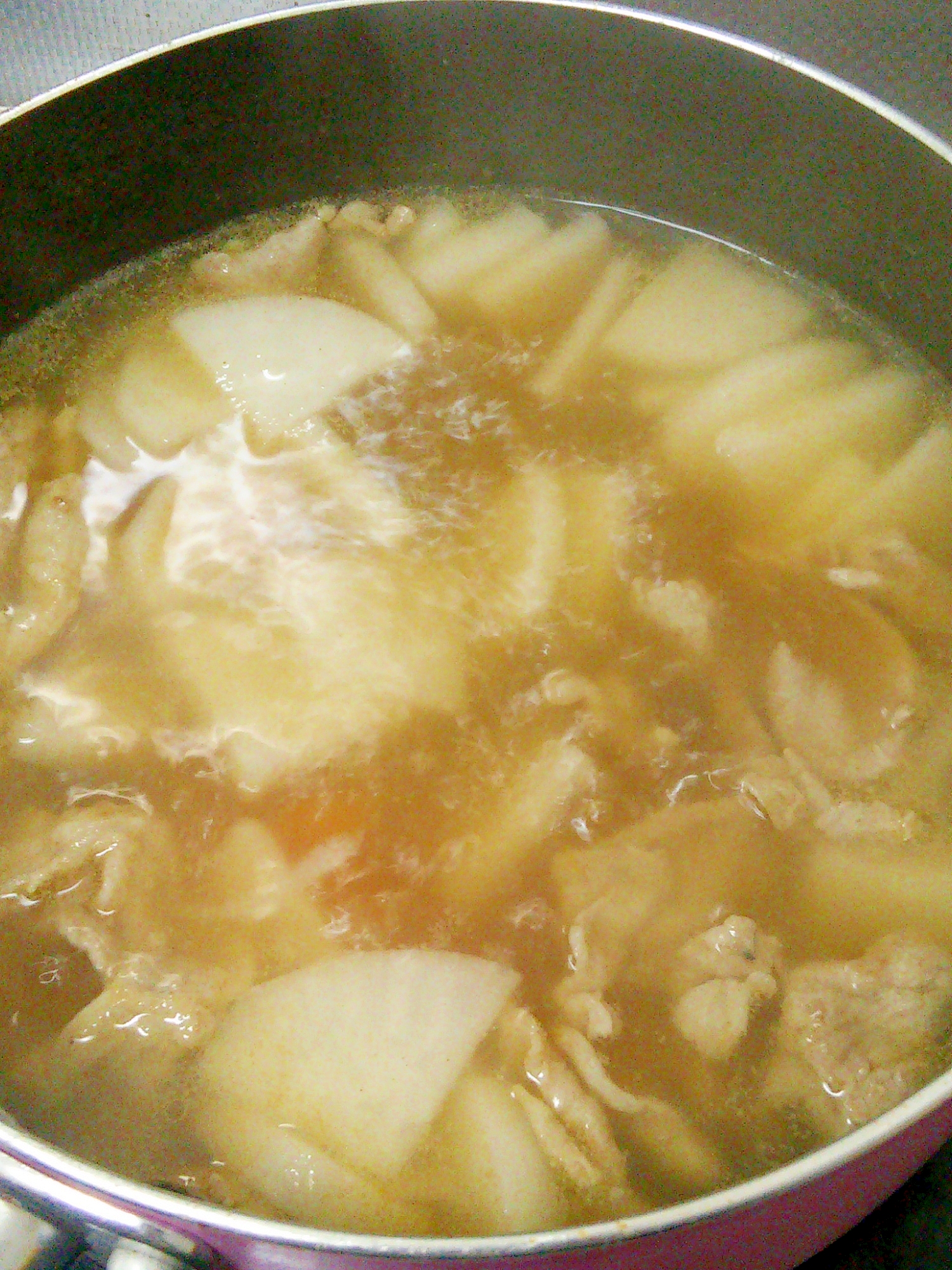 炒めて一手間★大根とにんじんと豚肉の和風スープ