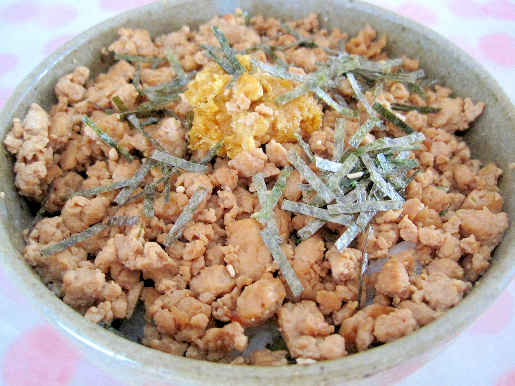 簡単そぼろ丼