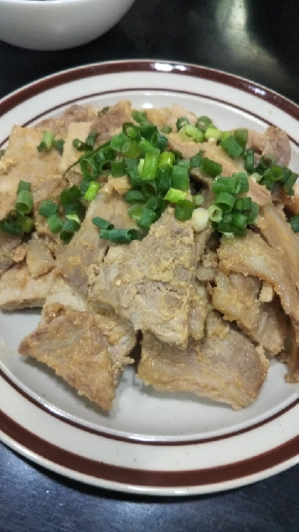 定食屋の味☆豚肉の味噌漬け焼き(*^^*)