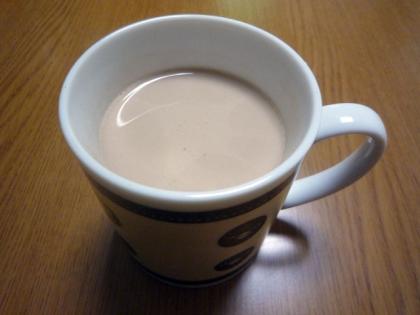 カフェモカって売ってるのしか飲んだ事なかったけれど、簡単に美味しく作れて嬉しいです♪また作りま～す、ご馳走様でした！