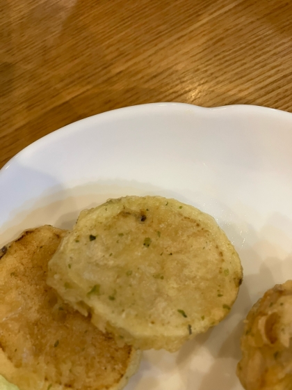 のり塩味☆じゃがいもの磯辺揚げ