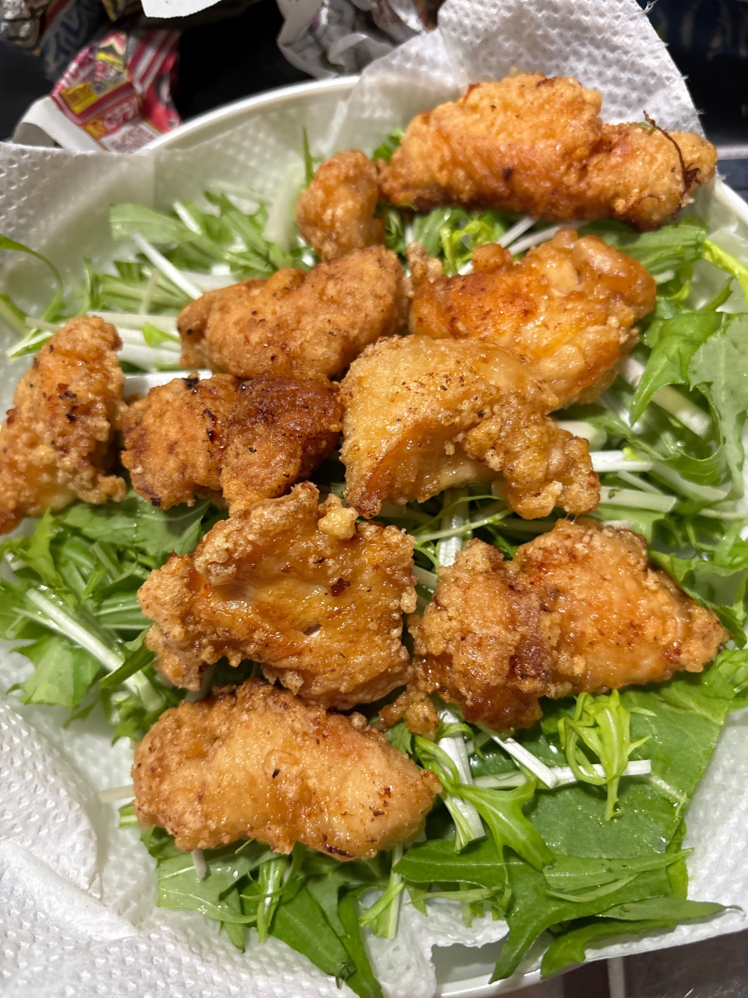 揚げ焼き鶏胸肉！