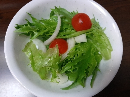 新玉ねぎの野菜サラダ