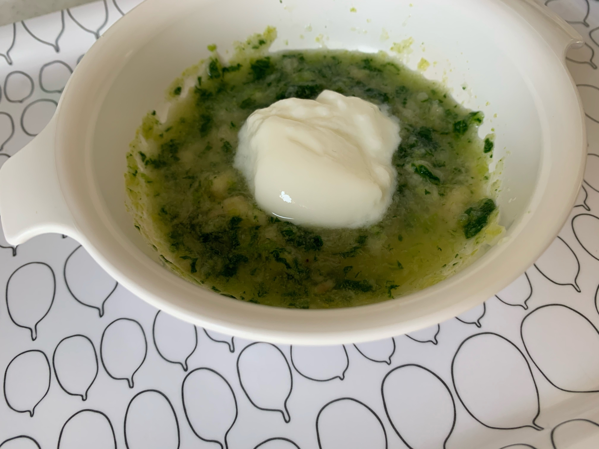 離乳食中期 チンゲンサイと小松菜ヨーグルトあえ レシピ 作り方 By ゆひ7 楽天レシピ