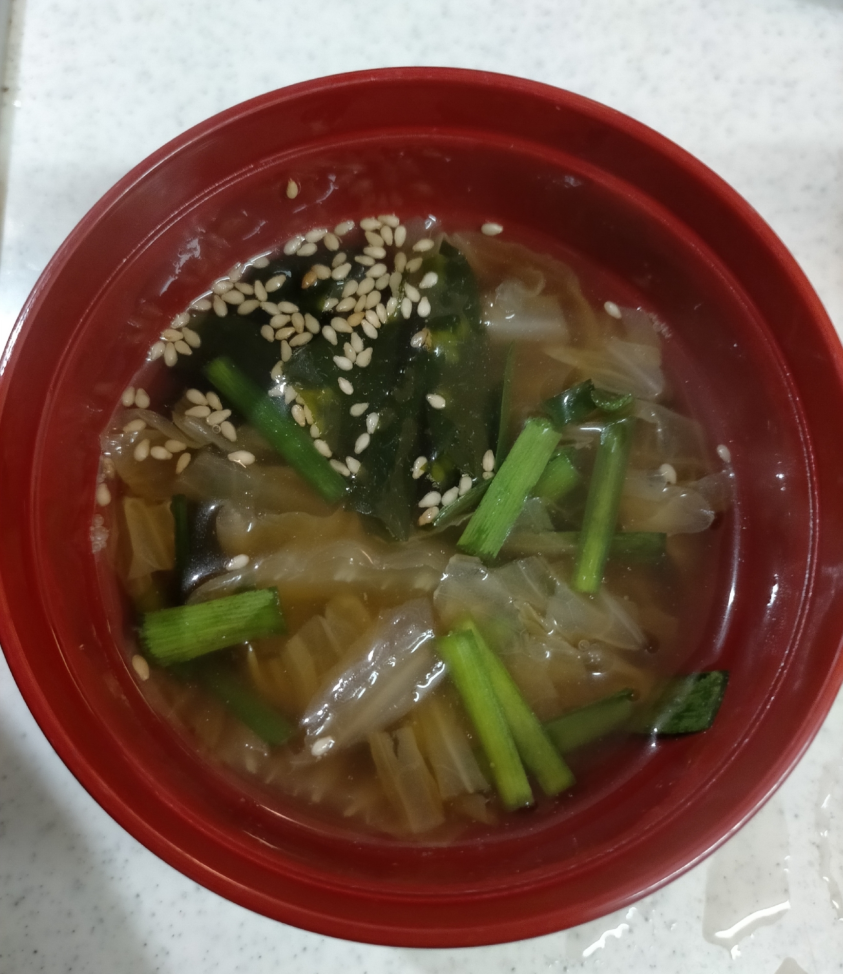 白菜の中華スープ