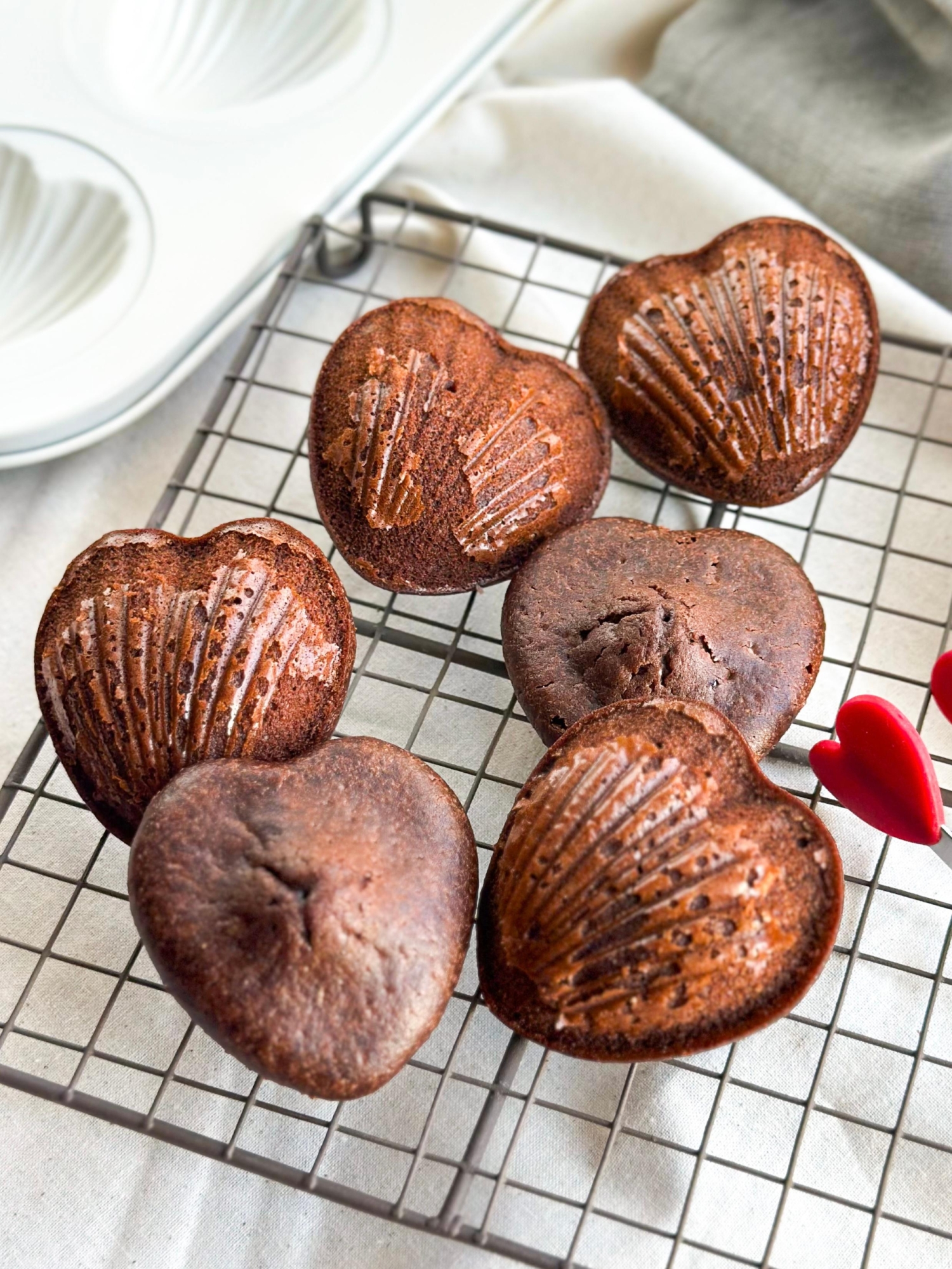 焼くまで５分！【米粉のショコラマドレーヌ】