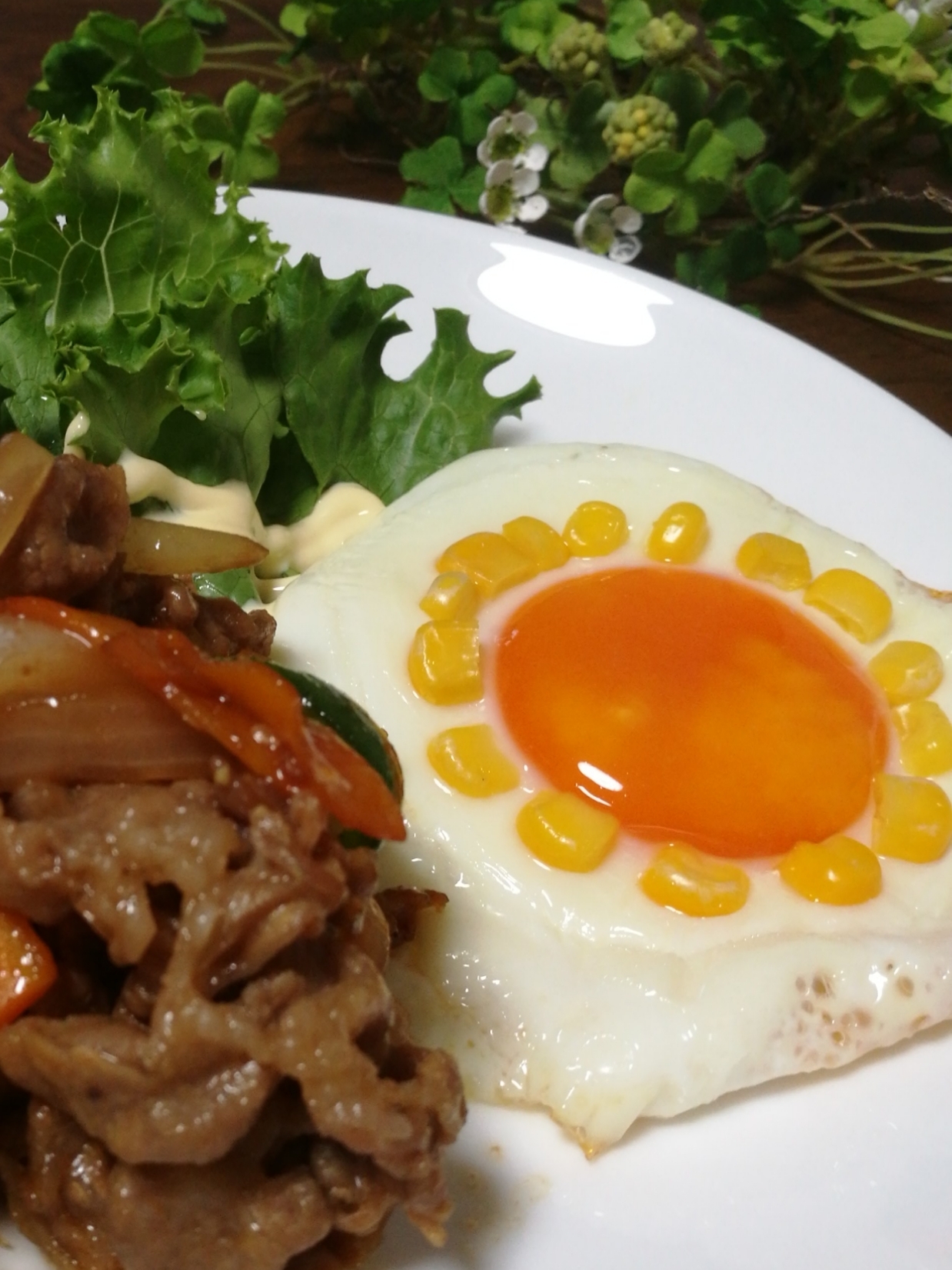 付け合わせに コーンでかわいい目玉焼き レシピ 作り方 By Mami S 楽天レシピ 付け合わせに コーンでかわいい目玉焼き レシピ 作り方 By Mami S 楽天レシピ