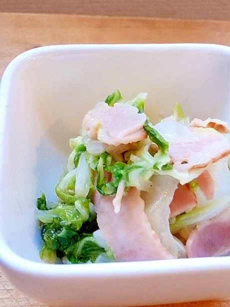 白菜でもう一品 白菜とベーコンのガリバタソテー レシピ 作り方 By Minohoppe 楽天レシピ 白菜でもう一品 白菜とベーコンのガリバタソテー レシピ 作り方 By Minohoppe 楽天レシピ