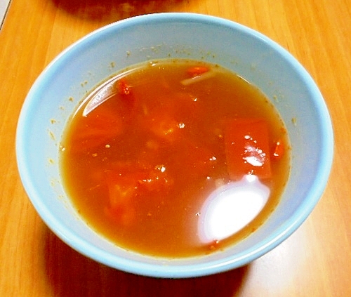 トマトのカレースープ