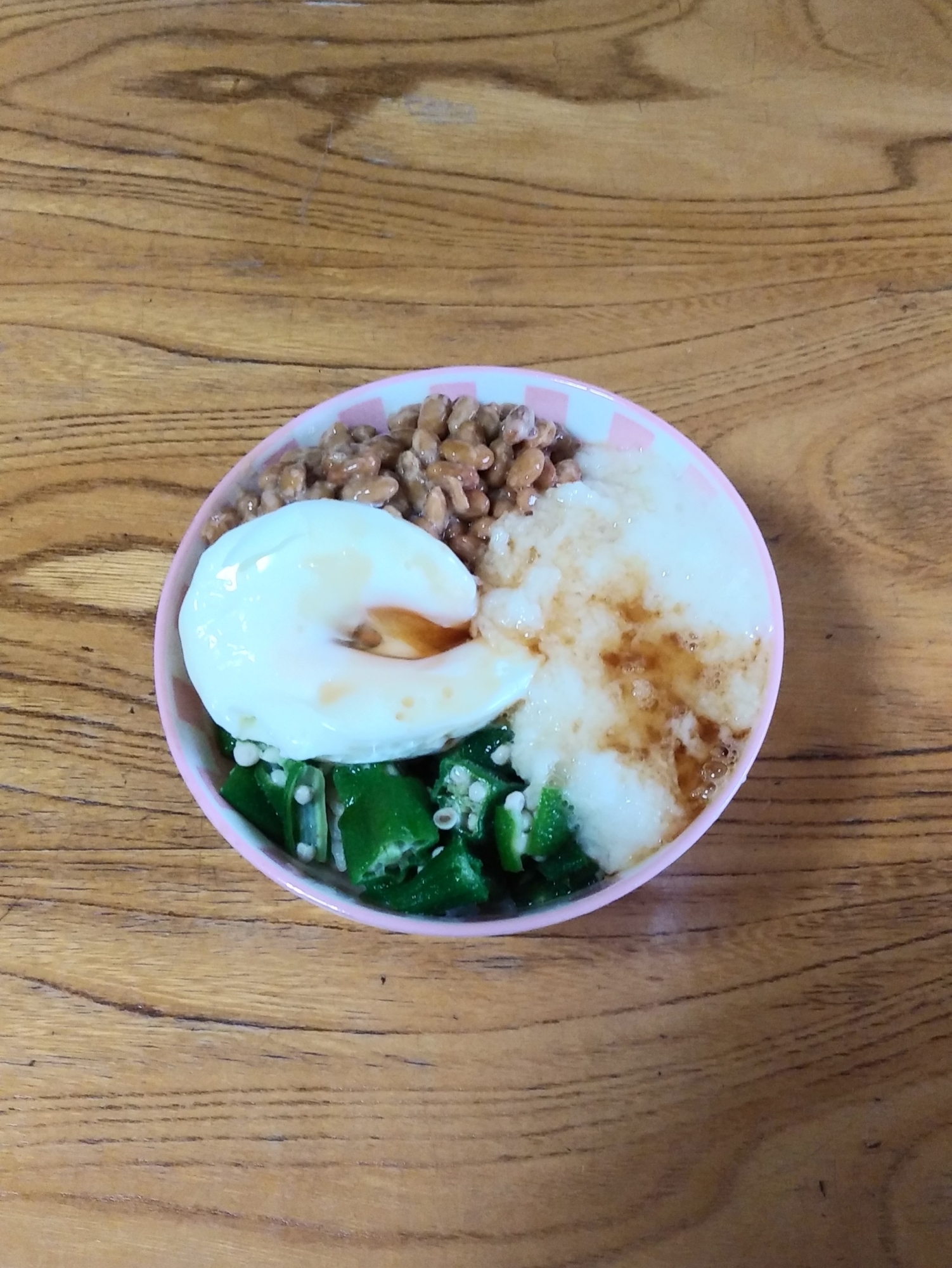 夏にさっぱり　とろとろ丼