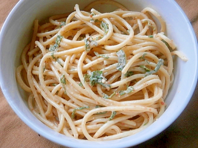 丸美屋ソフトふりかけ明太子で! スパゲッティサラダ