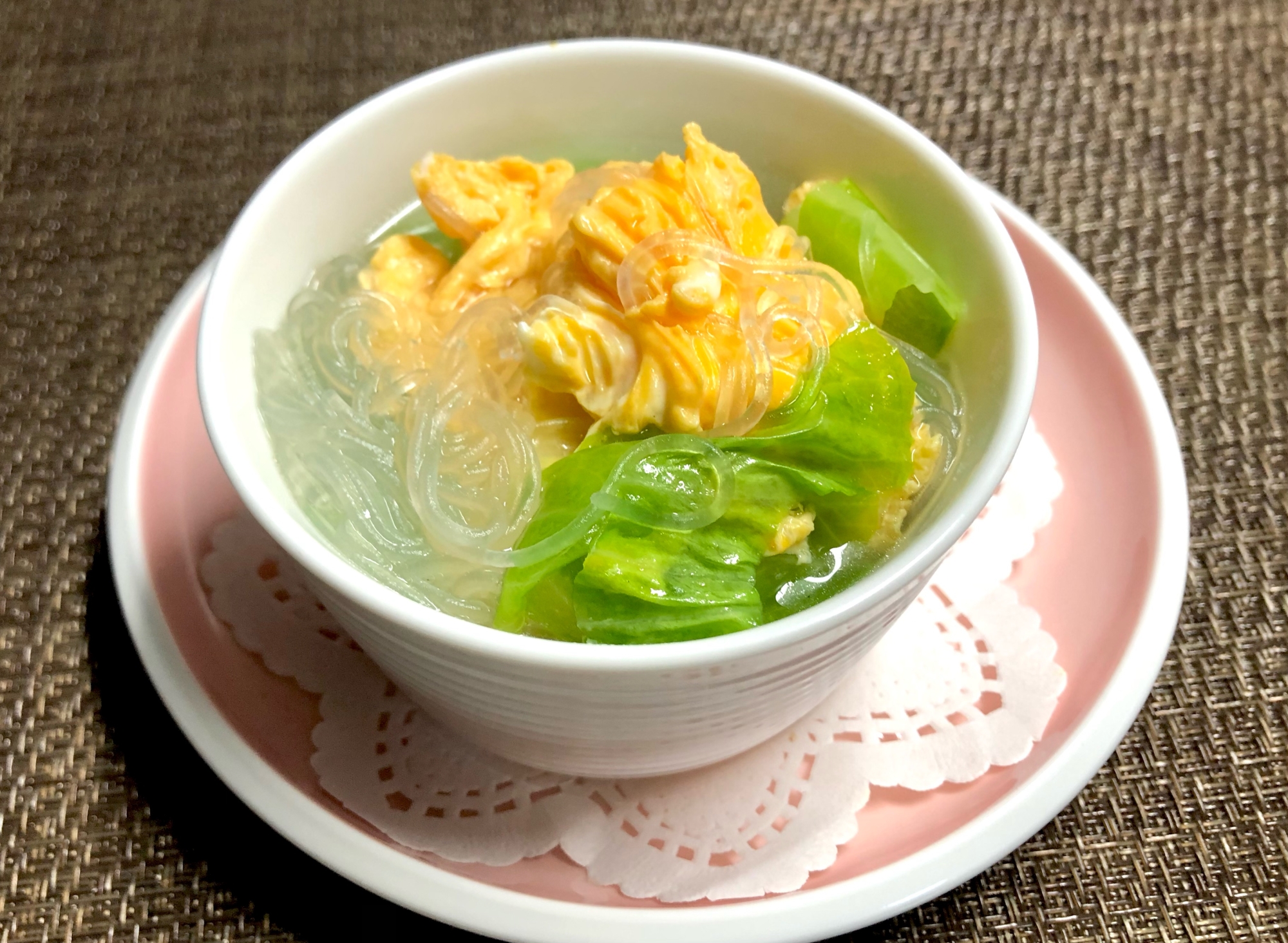 朝ごはんにおすすめ 卵とキャベツの春雨スープ レシピ 作り方 By 善ちゃん 楽天レシピ