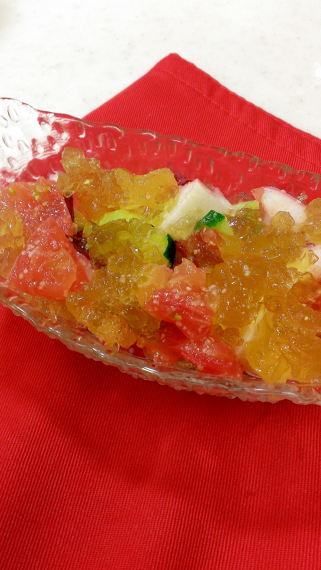 たことトマトのキラキラコンソメジュレ レシピ 作り方 By アルバンドロー 楽天レシピ たことトマトのキラキラコンソメジュレ レシピ 作り方 By アルバンドロー 楽天レシピ