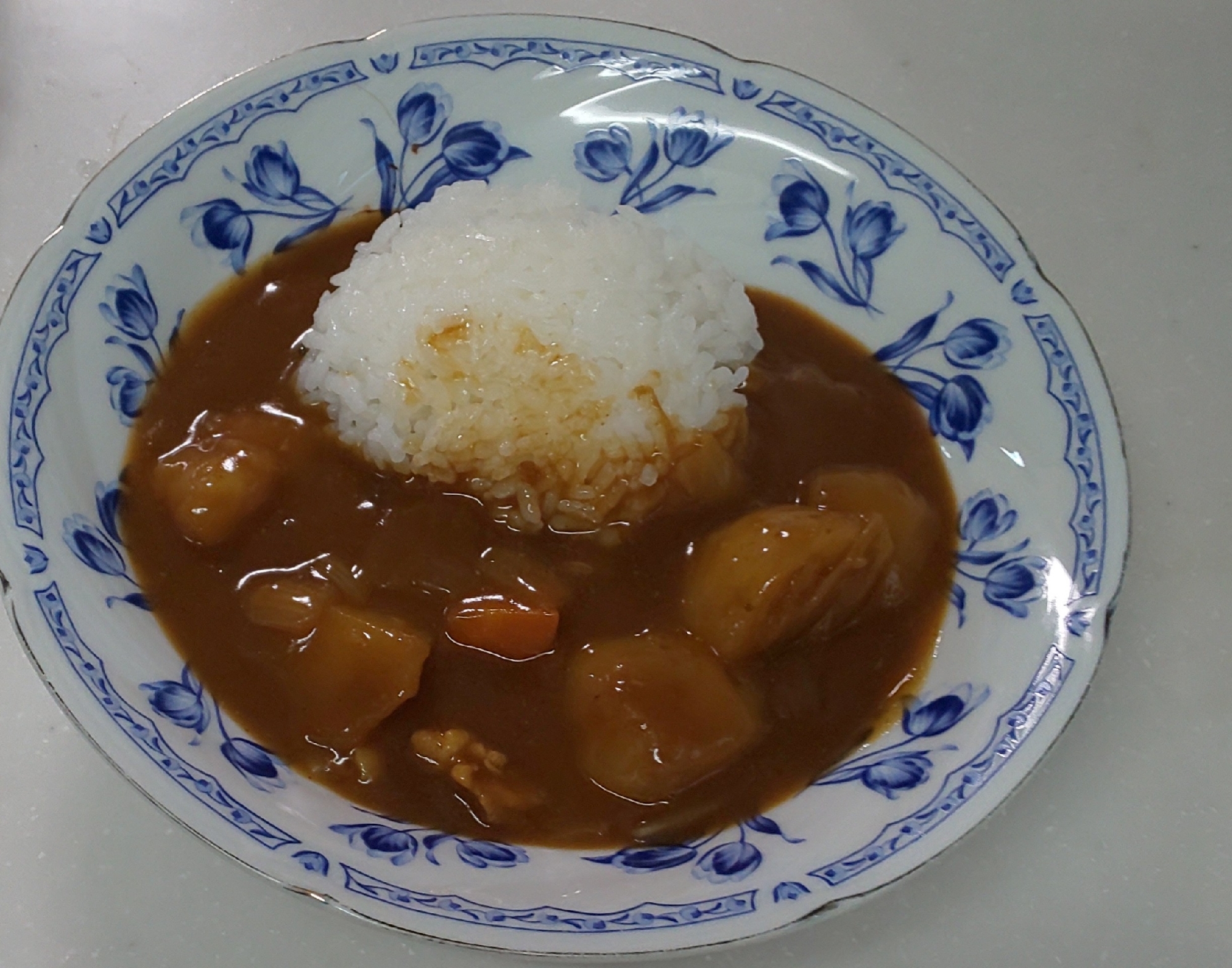 ＊炊飯器で煮るカレーライス＊