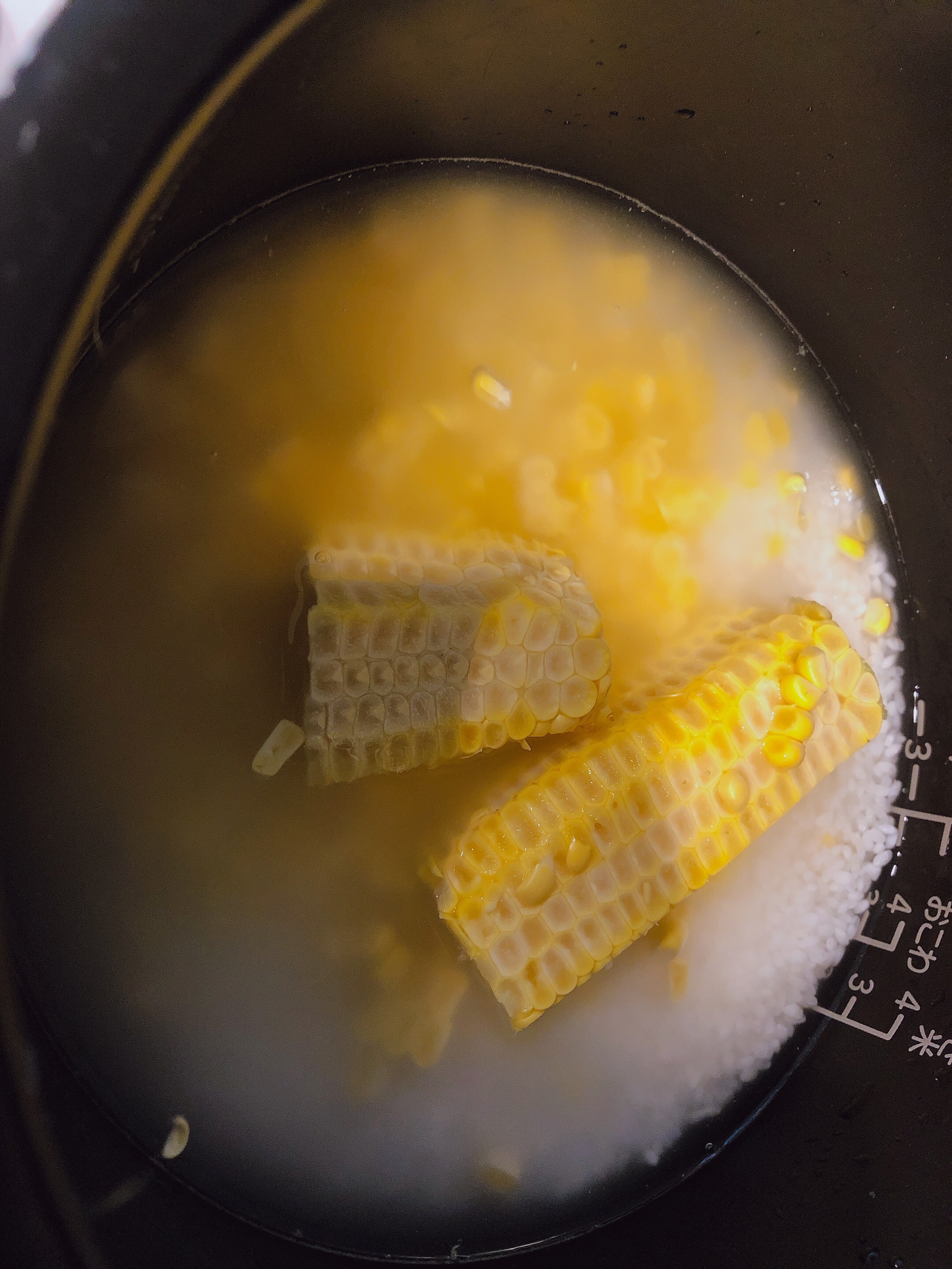 離乳食期okとうもろこし丸ごとコーンご飯 レシピ 作り方 By かけかね 楽天レシピ