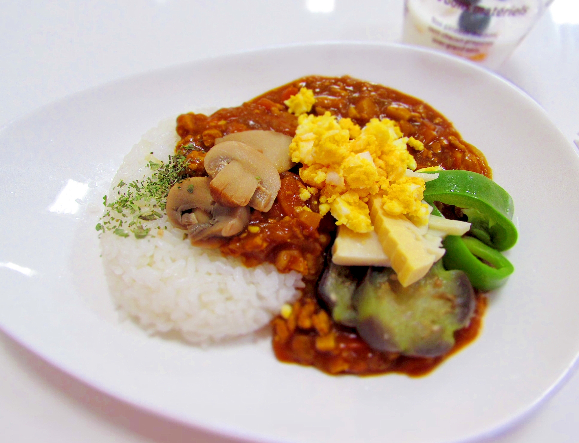 ワンプレートでバランス栄養のカレー