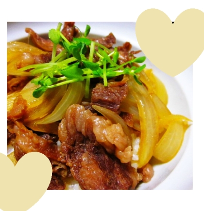 温玉牛丼☆.*・゜