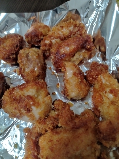 パン粉でカリカリ衣の唐揚げ