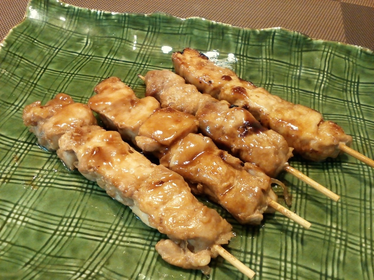 ♪フライパンでOK♡アジア風タレで本格焼き鳥♪