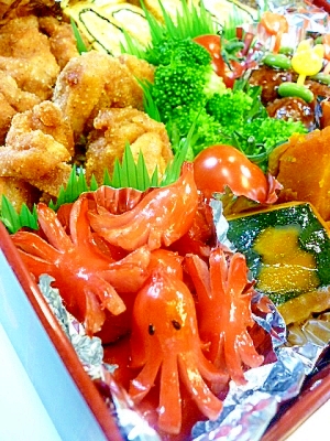 お弁当 定番 タコさんウインナー レシピ 作り方 By ひろこう0013 楽天レシピ