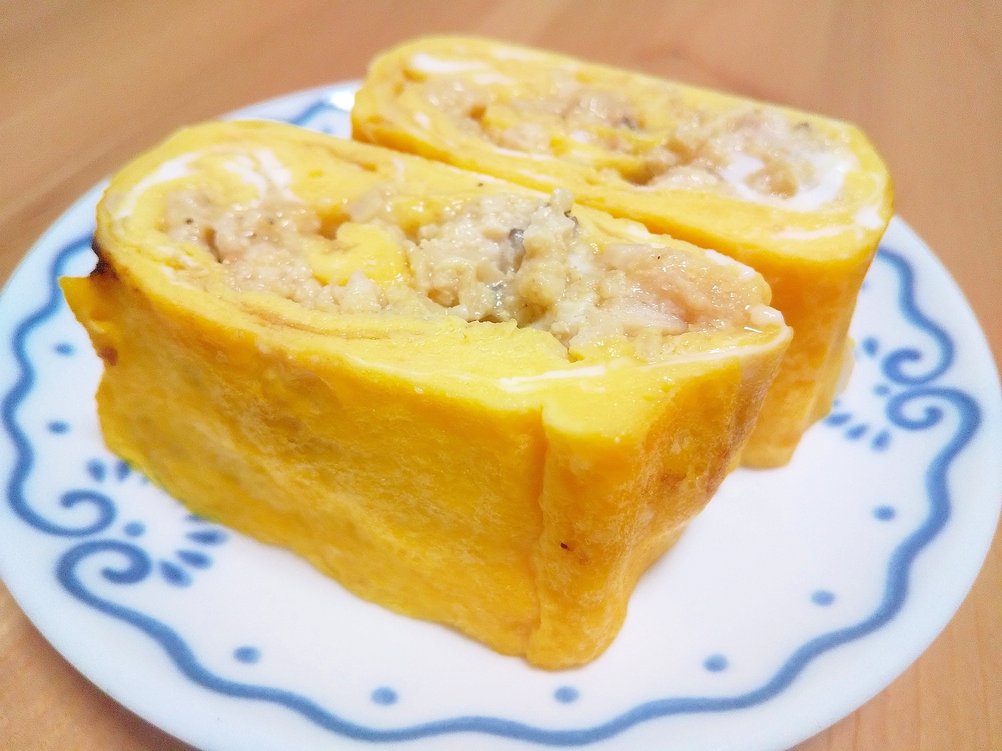 肉味噌アレンジ!肉味噌入り卵焼き