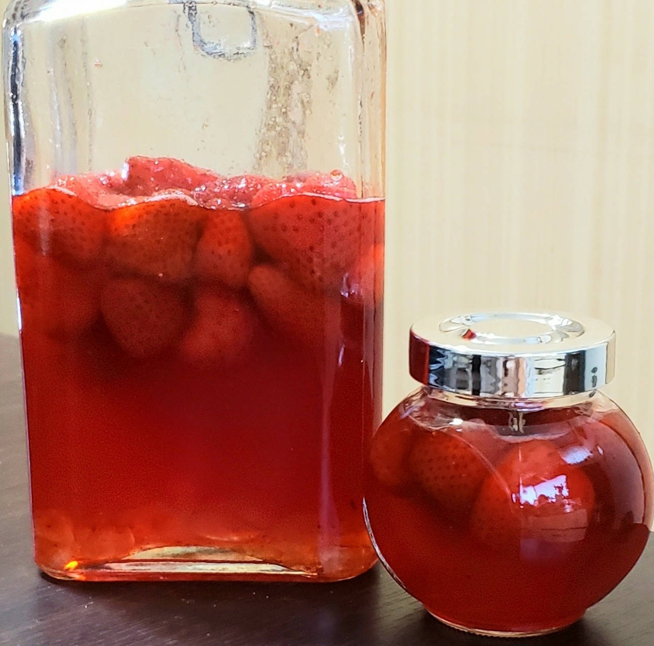 一晩で出来るイチゴシロップでノンアルコールドリンク レシピ 作り方 By パタコさん 楽天レシピ