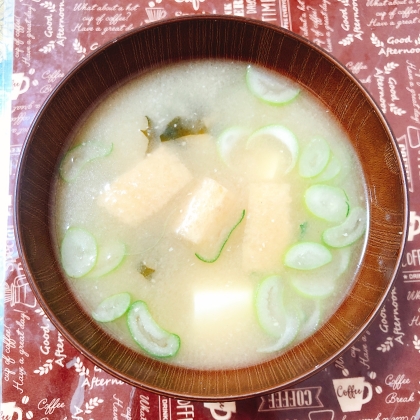 青ネギの味噌汁