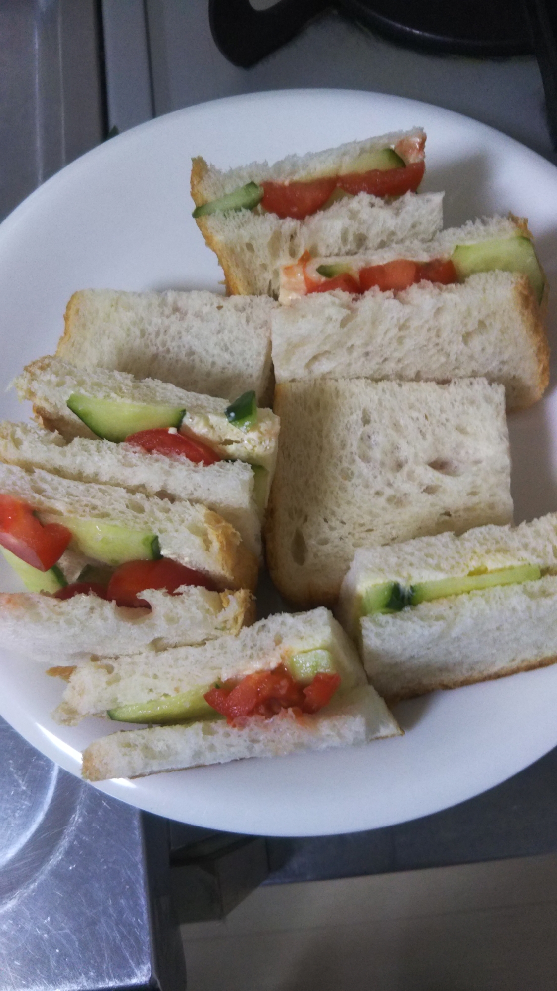 幼児食野菜サンドイッチ