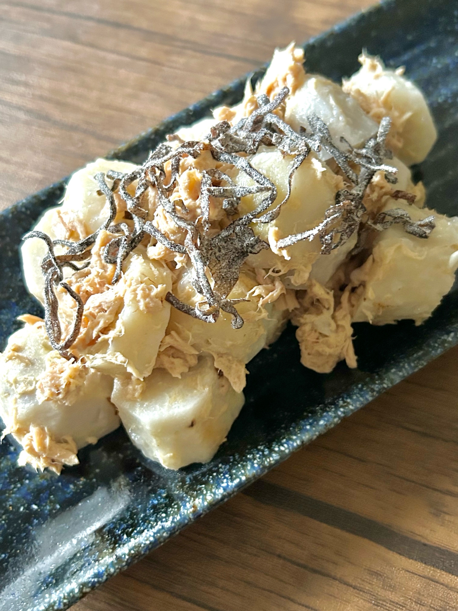 里芋の塩昆布ツナマヨ♪