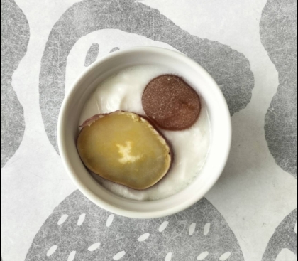 和菓子と焼き芋♪ヨーグルト