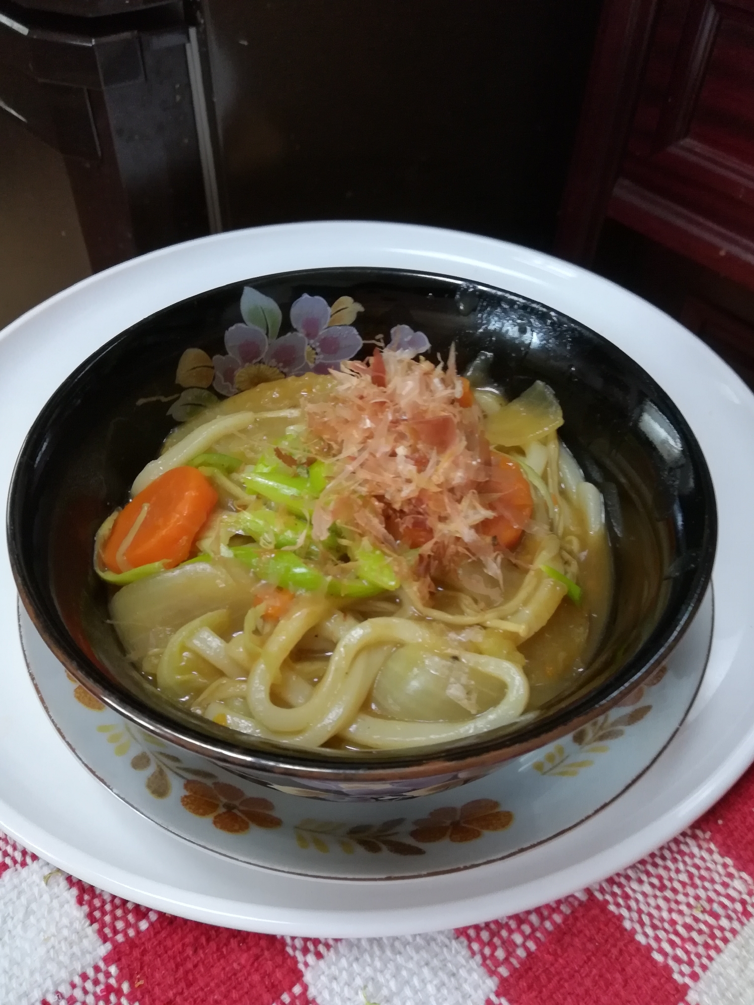 カレー鍋の残りで♬超おいしい｢和風カレーうどん｣