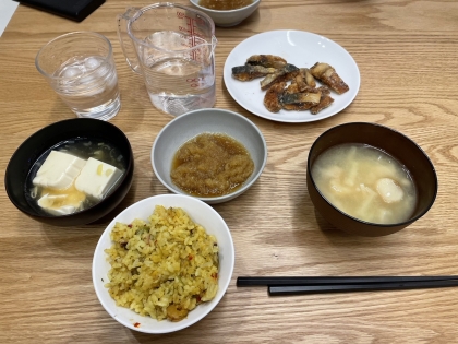 夏の炊き込みご飯ꕥパエリア味の洋風たこめし