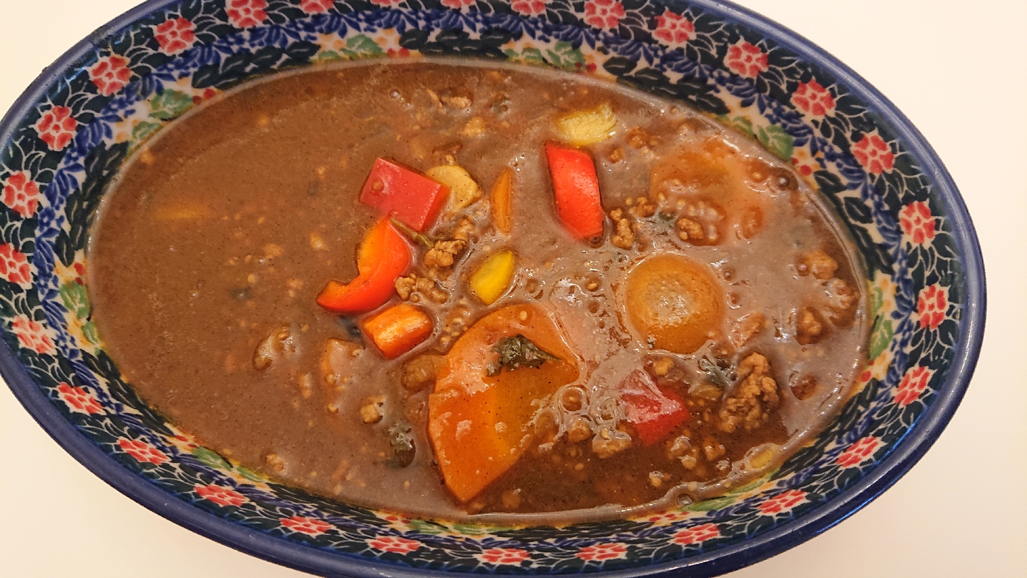 漬け物でコク出しカレー