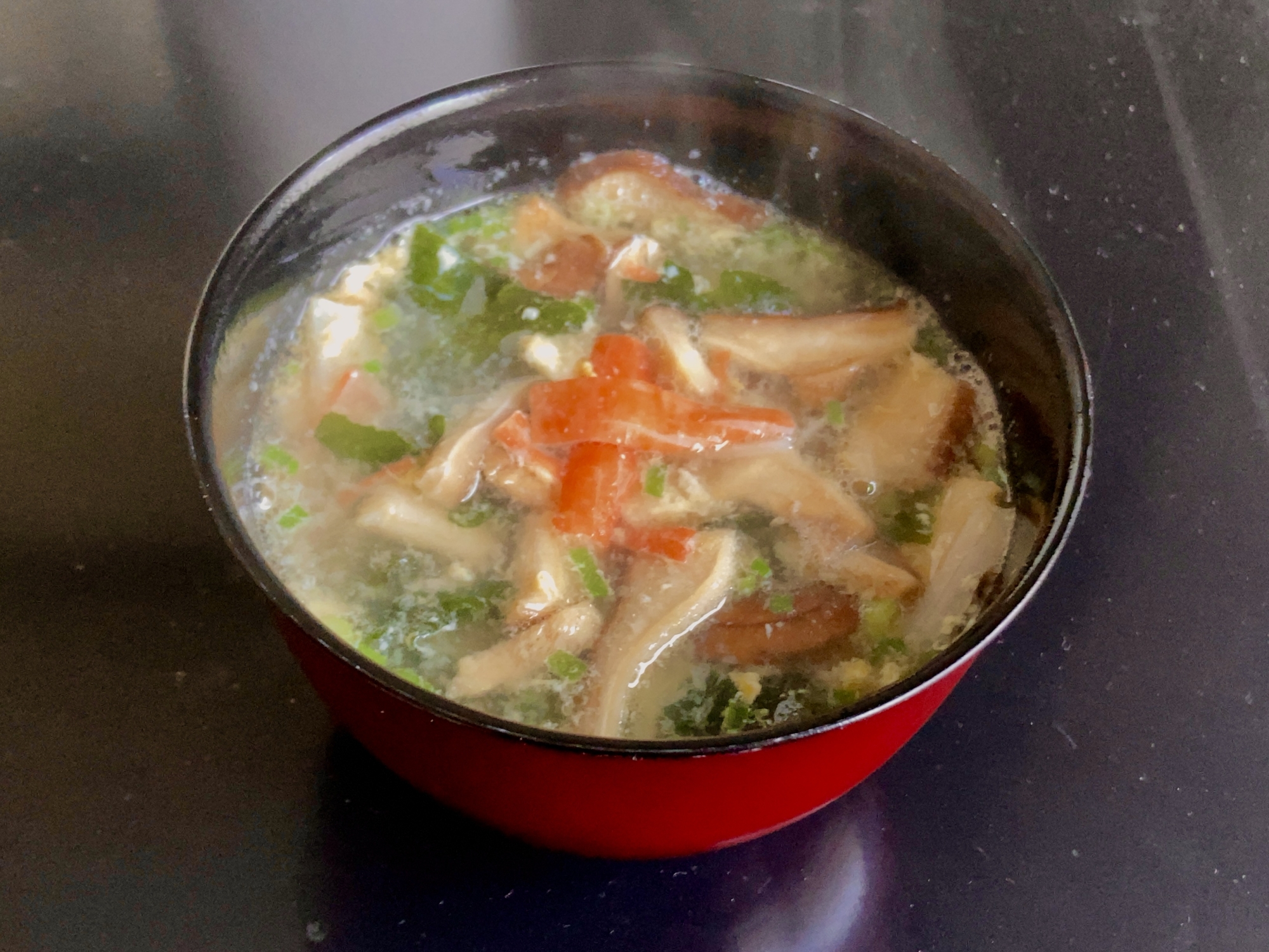 簡単！ただ入れるだけ！たまご中華スープ