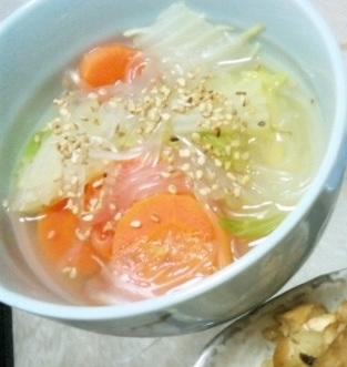 春雨と高野豆腐のダシダ煮