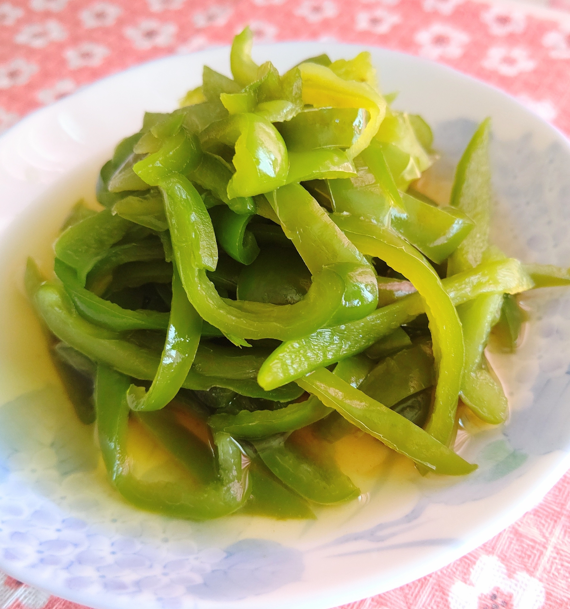 ピーマンの白だし煮