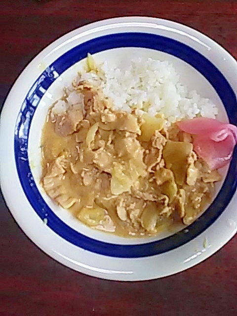 とろみ豚汁かけご飯