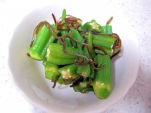 オクラと塩昆布 レシピ 作り方 By 夢見る はるる 楽天レシピ