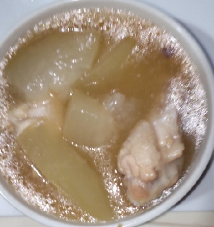 ◤電鍋レシピ◢　冬瓜と鶏肉のスープ［冬瓜鶏肉湯］